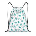 thumbnail image 1 of Saiise Sea Turtle Pattern Sports Drawstring Backpack - String Swim Gym Bag with Wet Proof Pocket for Women&Men-Small, 1 of 6