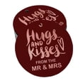 thumbnail image 1 of Inkdotpot Real Rose Gold Foil Hugs & Kisses From The Wedding Tags Favor Hang Paper Tags 50 Pieces, 1 of 6
