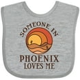 thumbnail image 3 of Inktastic Someone in Phoenix Loves Me Boys or Girls Baby Bib, 3 of 4