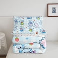 thumbnail image 5 of Manfei Kawaii Axolotl Pattern Full Size Comforter Sets,Ocean Themed Amphibian Bedding Comforter Set,Polkadot Reversible,3-Piece,1 Comforter and 2 Pillowcases, 5 of 7