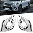 thumbnail image 2 of Fog Light Cover Front Fog Light Frame Car Exterior Decoration 2pcs Car Front Fog Light Trim Decorative Frame Fit For  Hilux  Sr5 2015-2017, 2 of 8