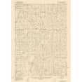 thumbnail image 2 of USGS 24x32 Gold Ornate Wood Framed with Double Matting Museum Art Print Titled - North Star School Wyoming Quad - USGS 1959, 2 of 4