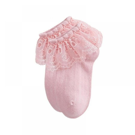

Baby Girl Socks Super Soft Baby Ruffle Socks Lace Socks for Baby Girls Cute Ruffle Socks