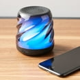 thumbnail image 2 of Blackweb Bluetooth Wireless Portable Speaker with Color Changing LED Lights, Black, BWD19AAS12, 2 of 4