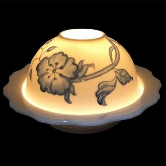 Floral Hand & Painted Dome Light