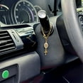 thumbnail image 3 of Steering Wheel Rosary Chain Decor with Religious Design for Car Interior, Suitable for Religious Drivers, 3 of 8