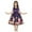 Blue, variant on Odeerbi Christmas Dresses for Girls Princess Dress Baby Long Skirt Santa Claus Print Bowknot Performance Dress Skirt Olive Drab