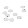 thumbnail image 2 of Metal Stamping Blanks, Multi Purpose 10 Pcs Smoother Surfaces Flat Round Blank Pendants  For Anklets ANGGREK Flat Round Blank Pendants, 2 of 8