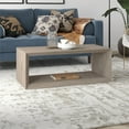 thumbnail image 4 of Henn&Hart 48"W Engineered Wood Coffee Table in Antiqued Gray Oak, 4 of 8