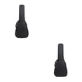 thumbnail image 4 of Bolsa acolchada Qarigey para guitarra Con correa ajustable y funda de doble hombro Negro 2piezas, 4 of 6