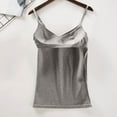 thumbnail image 4 of XuJwPNcy Women's Camisole with Bras V Neck Sleeveless Summer Basic Ribbed Undershirt Pajama Cami Tank Tops, 4 of 4