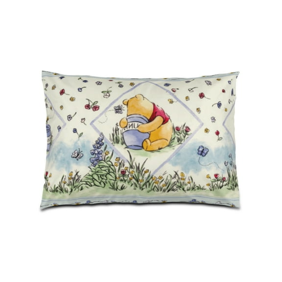 Winnie The Pooh Cartoon Pillow Covers Classic Print Polyester Sofa Cushion Covers Home Decor Living Room Cushion Covers for Bed Sofa Car 20" X 14"