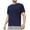 Navy, variant on Chbgutlmr Summer T Shirts for Men Short Sleeve Muscle Tee Shirts Loose Casual Crewneck Tops Activewear