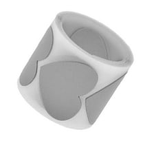 LABSERRON 1 Roll Reflective Heat Transfer Vinyl Film for Clothing Silver Heart Shape Iron On Diy Decorative