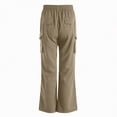 thumbnail image 6 of NOLDARES Cargo Pants for Men Multi Pockets Work Pants Cotton Stretch Elastic Waist Relaxed Fit Hiking Outdoor Casual(Khaki,2XL), 6 of 6
