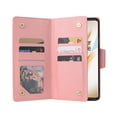 thumbnail image 5 of Case for OnePlus 8 Pro Magnetic Leather Zipper Wallet Cover Card Holder, 5 of 5