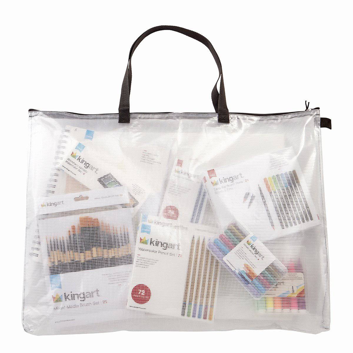 KINGART® 19' x 25' VINYL/MESH BAG WITH HANDLE