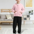 thumbnail image 5 of KAUOD Toddler Zip up Hoodie Joggers Pants Sets 2pc Soft Cotton Fall Hooded Sweatshirts Sweatpants Fall Lightweight Outfits, 5 of 8