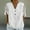 White, variant on Olyvenn Cotton Linen Shirts for Women Summmer Slit Short Sleeve Casual Tops Henley Vcation Beach Lounge Button Lightweight Tunic Blouse Khaki S