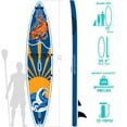 thumbnail image 2 of WINGOMART XL 12FT Inflatable Stand up Paddle Board w/Premium SUP Accessories & Carry Bag |upgraded paddle boards w/ 3 Fish Fin for Paddling |Up to 2 Person / 380LB -Tulum Edition, 2 of 10