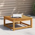 thumbnail image 1 of vidaXL Garden Table 63x63x30 cm Solid Wood Acacia, 1 of 5