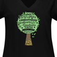 thumbnail image 4 of Inktastic Fruit of the Spirit Bible Quote Women's Plus Size V-Neck T-Shirt, 4 of 5