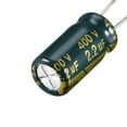 thumbnail image 3 of Aluminum Radial Electrolytic Capacitor Low ESR 2.2uF 400V 6.3x12mm 20pcs, 3 of 3