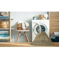 thumbnail image 2 of Ahgly Company Machine Washable Indoor Round Contemporary Brass Green Area Rugs, 6' Round, 2 of 7
