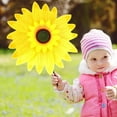 thumbnail image 3 of Sunflower 𝐋awn 𝐏inwheels Wind 𝐒pinners Large Windmill 𝐏inwheel for Garden,Yard, Party Outdoor Decor (Sunflower Pinwheels), 3 of 6
