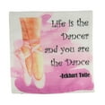 thumbnail image 2 of Life is the Dancer and you are the Dance | Pillow Cover | Ballerina Flats | Throw Pillow | Gift for her | Cute Home Decor | Bedroom decor, 2 of 2