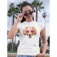 thumbnail image 2 of Labrador Retriever Hipster Glass T-Shirt Women -Image by Shutterstock, Female x-Large, 2 of 4