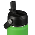thumbnail image 3 of AQwzh 20 oz Green Stainless Steel Water Bottle with Wide mouth, Straw, and Lid, 3 of 7