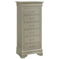 thumbnail image 2 of Glory Furniture Louis Phillipe 7 Drawer Lingerie Chest in Silver Champagne, 2 of 8