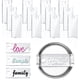 thumbnail image 2 of 50PCS Name for Cups Acrylic Nameplate Personalized Name Tag Blank for Tumbler Topper Lid Accessorie, 2 of 5