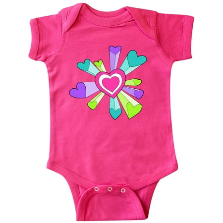 

Inktastic Heart Explosion for Valentines Day Gift Baby Boy or Baby Girl Bodysuit