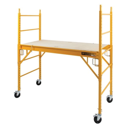 Metaltech Multipurpose 6ft. Baker-Style Scaffold, 1100-Lb. Capacity, Steel, Model# I-CISC