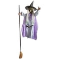 thumbnail image 2 of Bruja Voladora Animatrónica Halloween en Escoba 180 Cm (B), 2 of 9