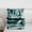 Teal, variant on Castle Fairy Gradient Stripes Twin Comforter Sets,Abstract Watercolor Lines Bedding Set
