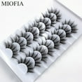thumbnail image 2 of 8 Pair 3-D Artificial False Eyelashes, Natural long, Semi-Handmade for Women and Girls, 2 of 39