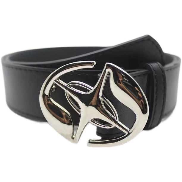 Cinturón decorativo negro Design Sense Niche para mujer, para verano, combina con jeans y pantalones de hombre, ajuste universal esencial para el verano