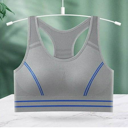 Womens Bras Womens Solid Color Oversized Yoga Fitness Back Shaping Drying Sports Bra And Underwear Plus Size Bras for Women Sports Bras for Women