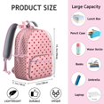 thumbnail image 6 of Cute Small Backpack for School, Lightweight Backpack for Daily Use with Polka Dots, Stylish and Compact Travel Bag, 6 of 6