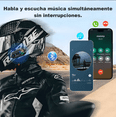 thumbnail image 4 of 2 Pcs  Intercomunicador Bluetooth Para Cascos De MotoModelo Negro, 4 of 4