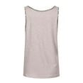 thumbnail image 4 of Gifts Usmixi Womens Tank Tops Casual Fashion Loose Fit Comfy Going out Vest Shirts Summer Trendy Heart Print Scoop Neck Sleeveless Shirts Blouse Khaki s, 4 of 7