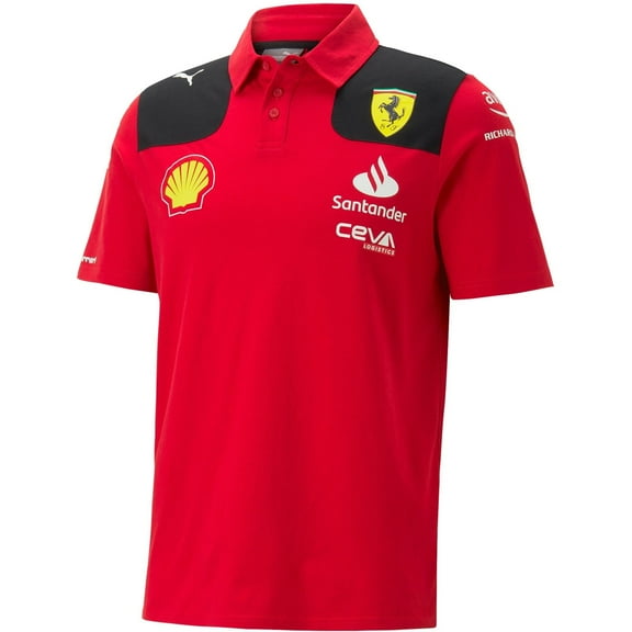 2023 Ferrari Team Polo Shirt (Red) - Kids