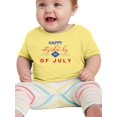 thumbnail image 1 of Happy Independence Day 4Th. T-Shirt Infant -Image by Shutterstock,  12 Months, 1 of 4
