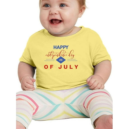 

Happy Independence Day 4Th. T-Shirt Infant -Image by Shutterstock 18 Months