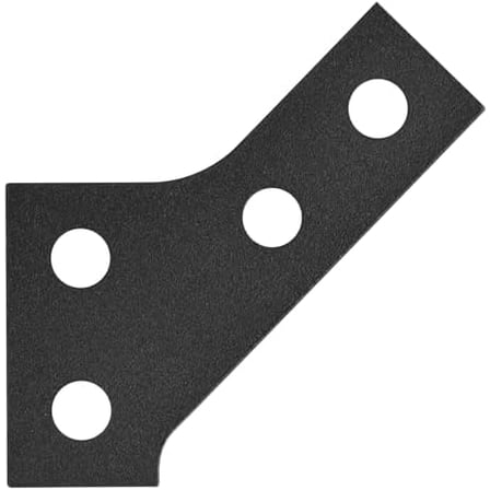 10 Pack 45 Degree Angle Bracket for 1" x 1" Perforated Square Tubing, Gusset Plate, 1/8" Thick$$Hardware