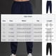thumbnail image 2 of Ceisia Men Solid Color Fleece Multi Pocket Work Pants Loose Drawstring Gift Elastic Cuff Trousers, 2 of 4
