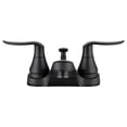thumbnail image 2 of Dura Faucet DF-PL720LH-MB Faucet 1 Piece 4"Deck Mnt W/Shower Diverter Matte Blk, 2 of 5
